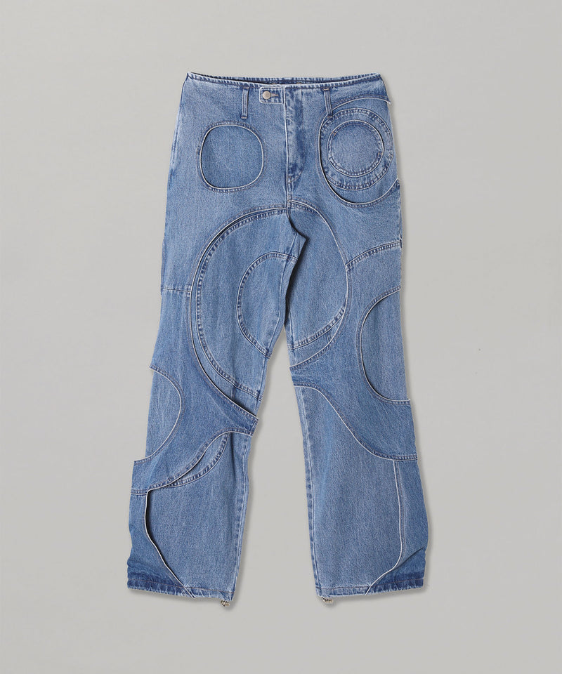 Circle Cut-Out Pants-Cycle by myob-Forget-me-nots Online Store