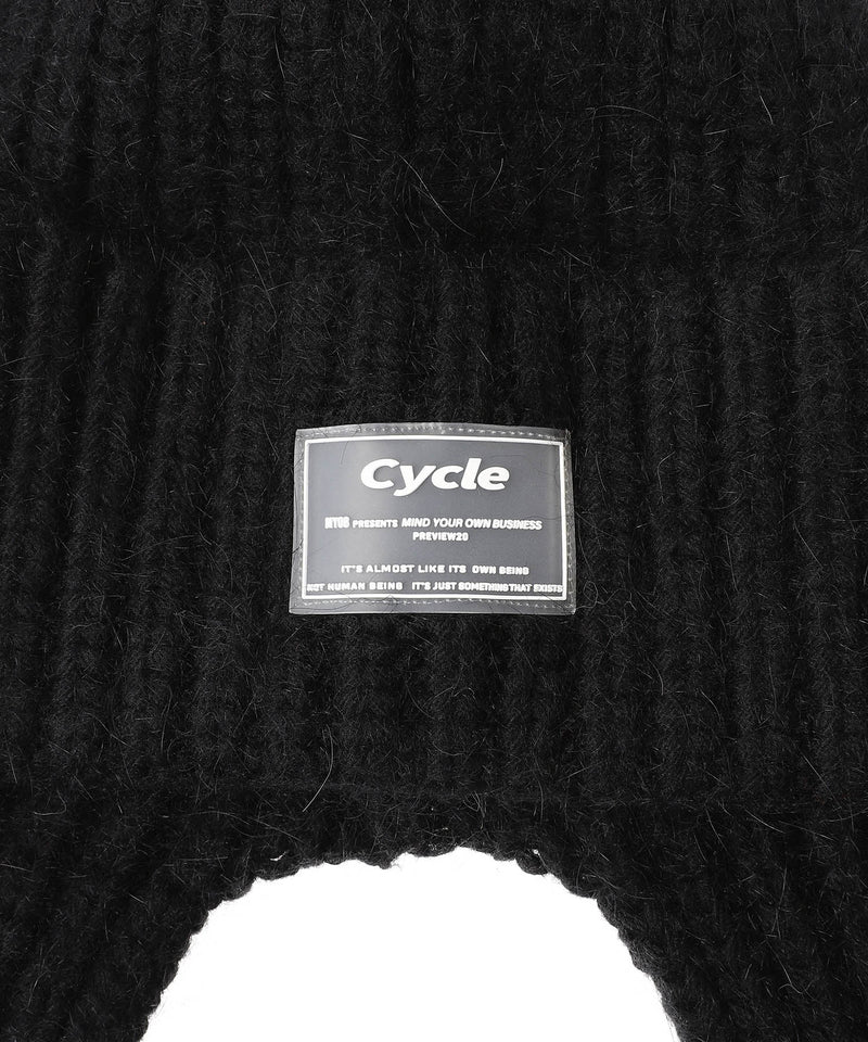 Draw Code Mohair Knit Cap-Cycle by myob-Forget-me-nots Online Store