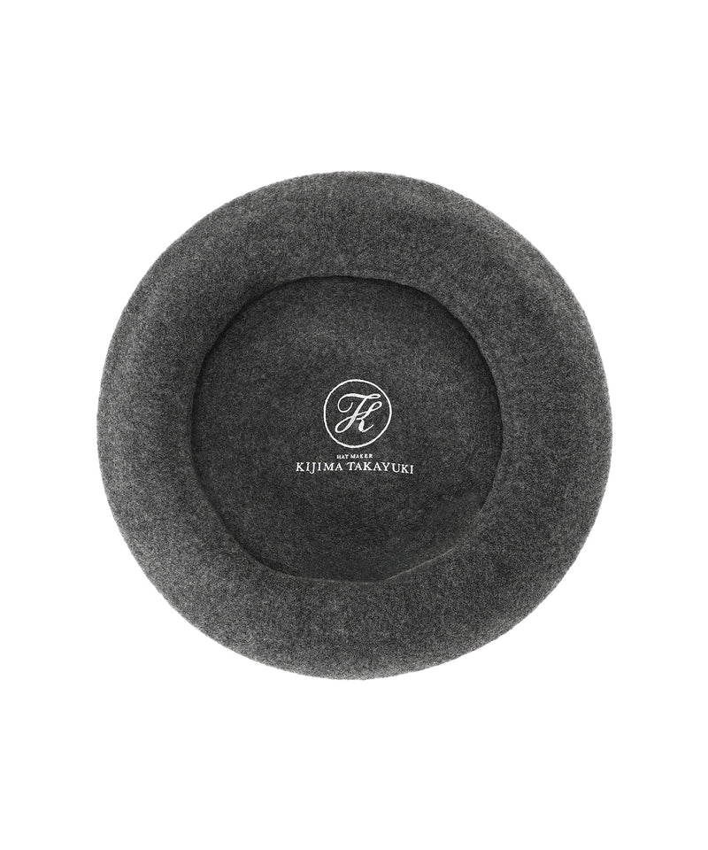 Wool Cashmere Basque Beret-KIJIMA TAKAYUKI-Forget-me-nots Online Store