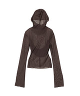 Hooded Wrapped Top-AVAVAV-Forget-me-nots Online Store