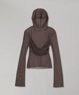 Hooded Wrapped Top-AVAVAV-Forget-me-nots Online Store