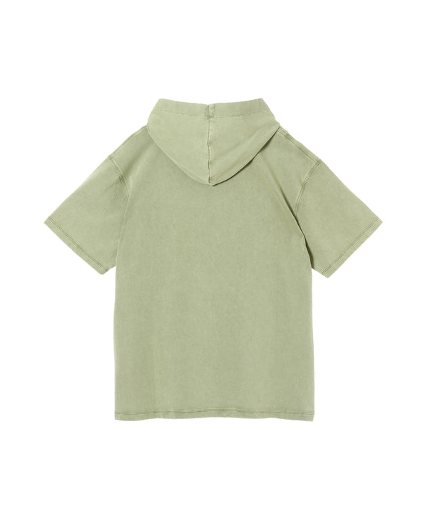 Hooded T-Shirt Green-AVAVAV-Forget-me-nots Online Store