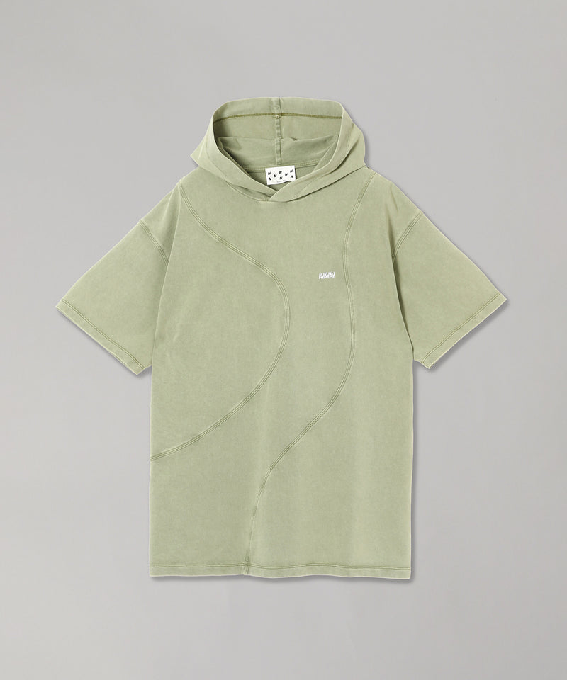 Hooded T-Shirt Green-AVAVAV-Forget-me-nots Online Store