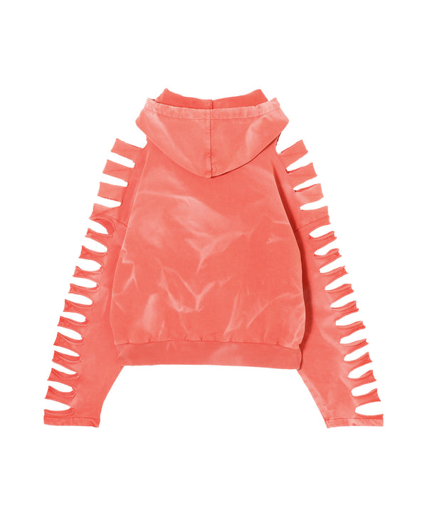 Cut Hoodie Red-AVAVAV-Forget-me-nots Online Store