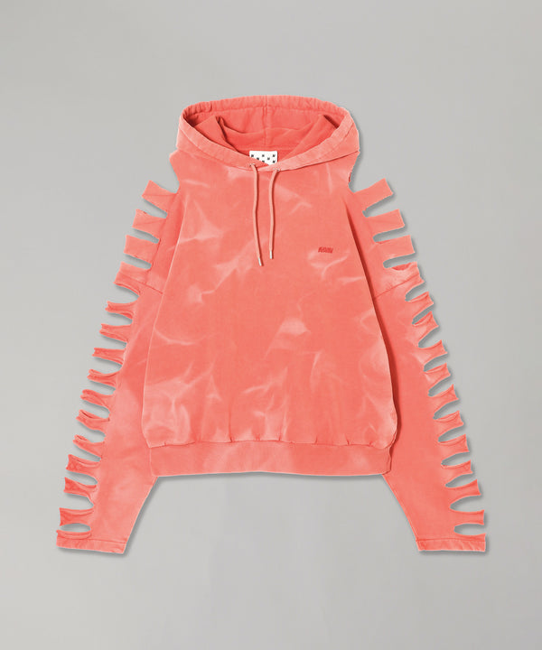 Cut Hoodie Red-AVAVAV-Forget-me-nots Online Store