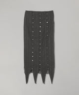 Panel Pencil Skirt-AVAVAV-Forget-me-nots Online Store