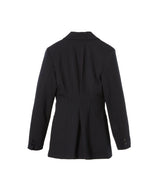 Stretch Stripe Fitted Blazer-GANNI-Forget-me-nots Online Store