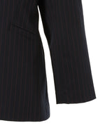 Stretch Stripe Fitted Blazer-GANNI-Forget-me-nots Online Store