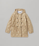Shiny Quilt Hooded Jacket-GANNI-Forget-me-nots Online Store