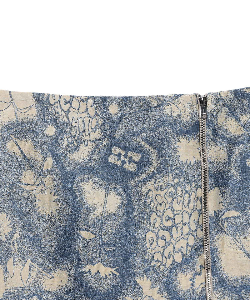Brocade Mini Skirt-GANNI-Forget-me-nots Online Store