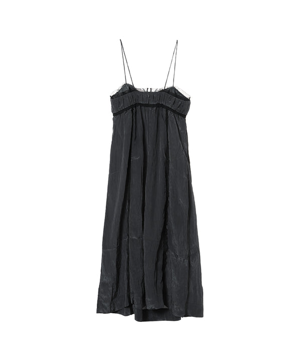 Shiny Tech Strap Midi Dress-GANNI-Forget-me-nots Online Store