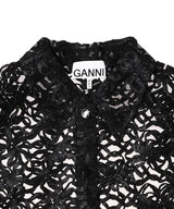 Ribbon Tulle Raglan Shirt-GANNI-Forget-me-nots Online Store