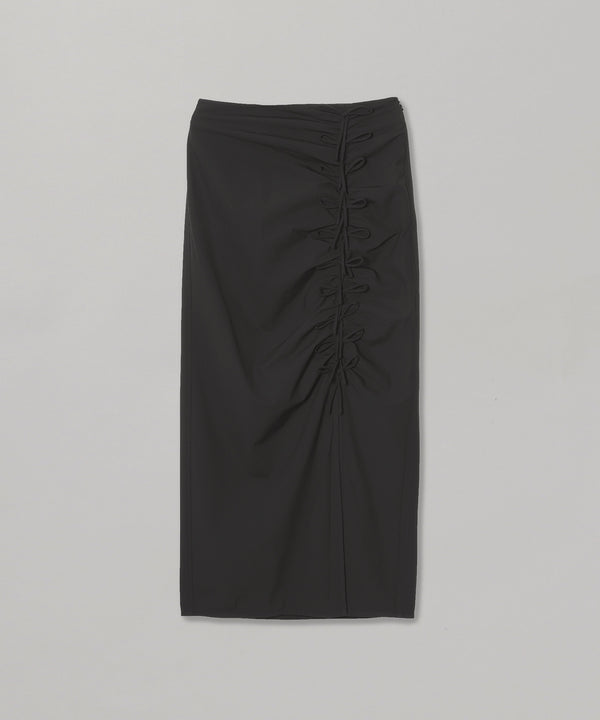 Drapey Melange Midi Skirt-GANNI-Forget-me-nots Online Store