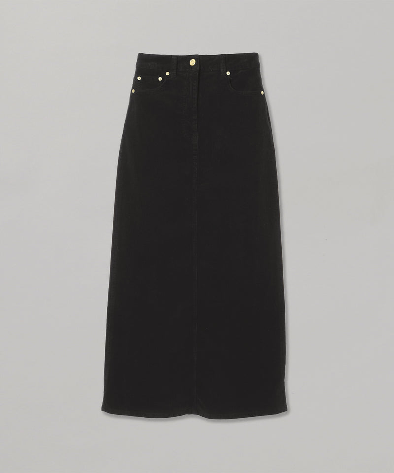 Washed Corduroy Long Skirt-GANNI-Forget-me-nots Online Store