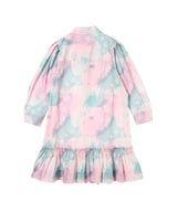 Printed Cotton Mini Shirt Dress-GANNI-Forget-me-nots Online Store