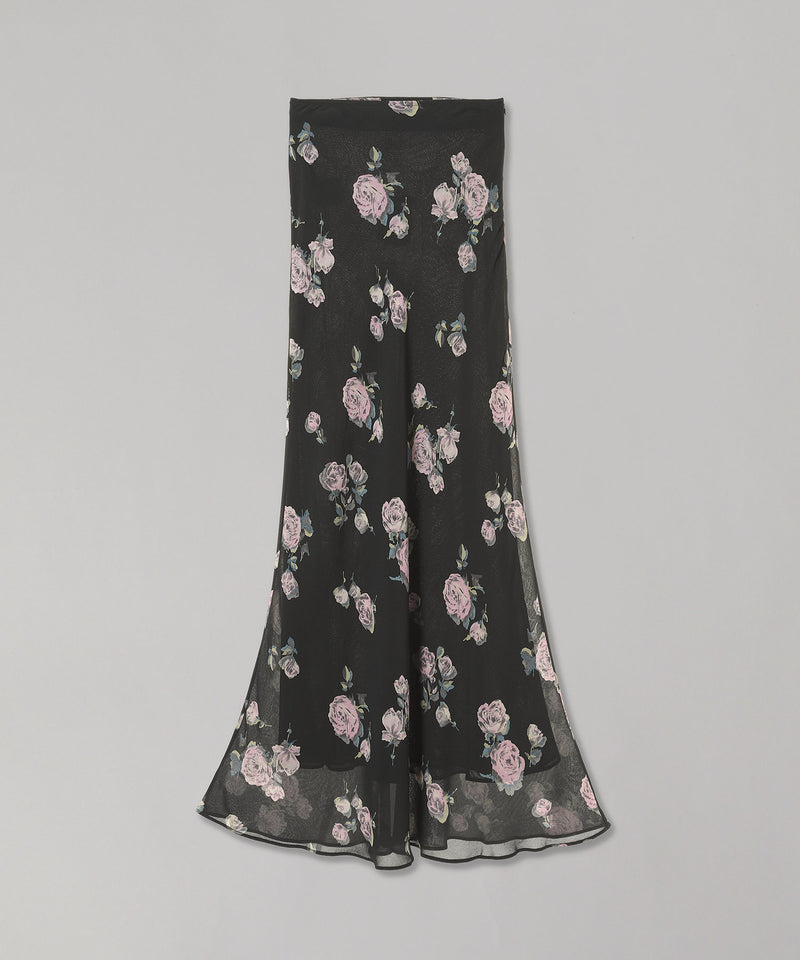 Fluid Crepe Maxi Skirt-GANNI-Forget-me-nots Online Store