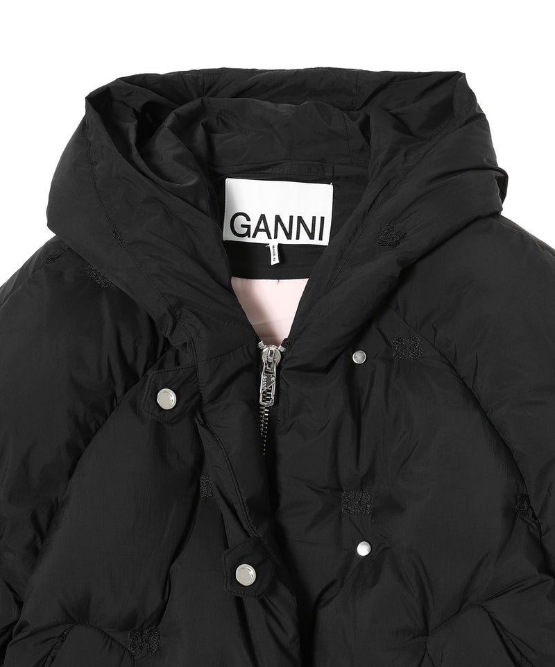 Nylon Tech Puffer Short Jacket-GANNI-Forget-me-nots Online Store