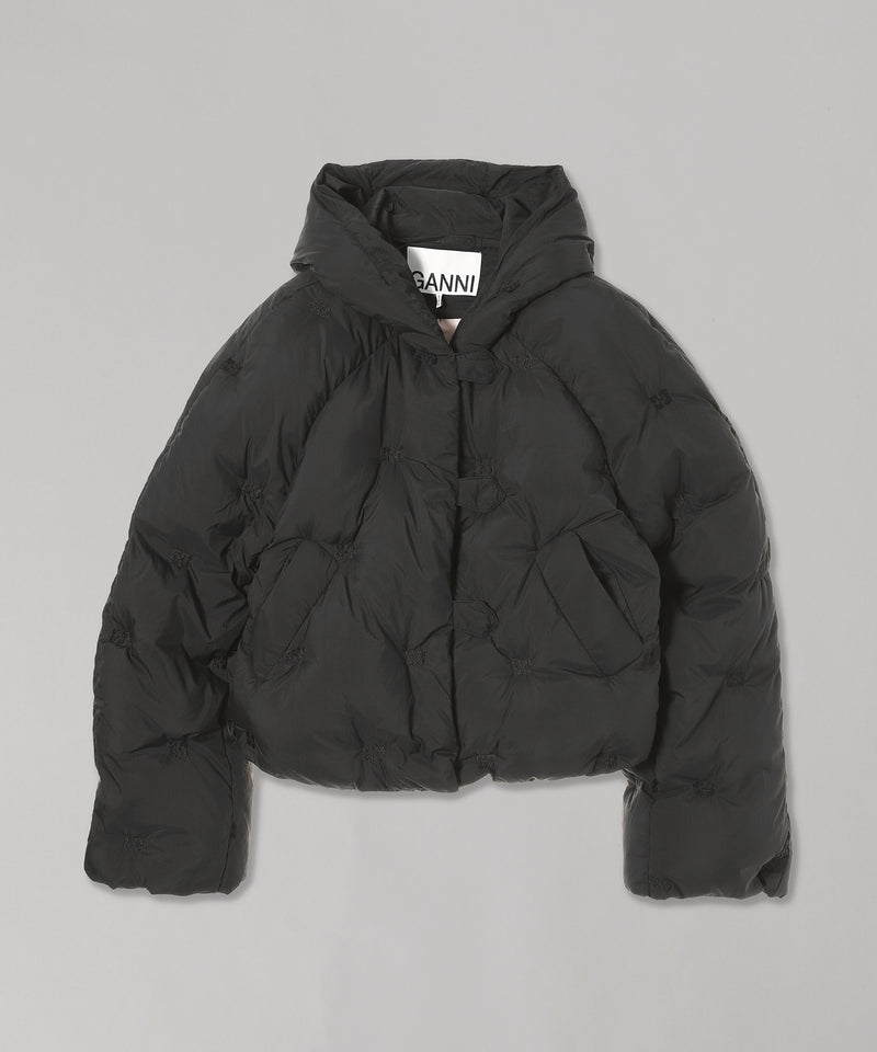 Nylon Tech Puffer Short Jacket-GANNI-Forget-me-nots Online Store