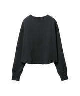 Wmns Nsw Dim Fleece Ft L/S Crop Crew Top-NIKE-Forget-me-nots Online Store