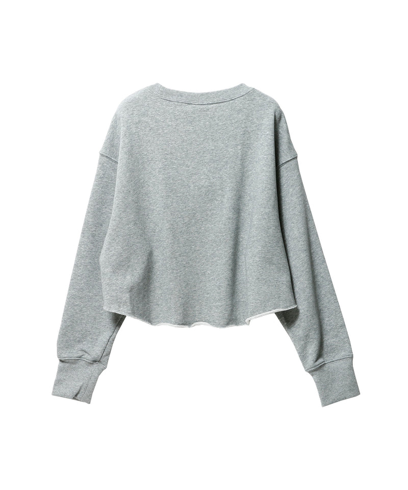 Wmns Nsw Dim Fleece Ft L/S Crop Crew Top-NIKE-Forget-me-nots Online Store
