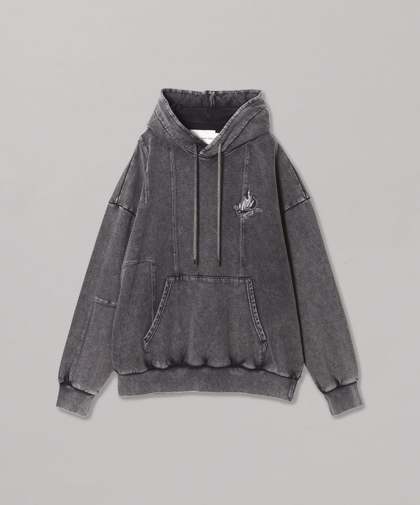Oversize Washed Hoodie-Feng Chen Wang-Forget-me-nots Online Store