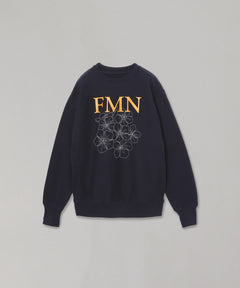 ＜Archive Sale＞Flower Fmn Logo Crew Neck Sweat-Forget-me-nots-Forget-me-nots Online Store