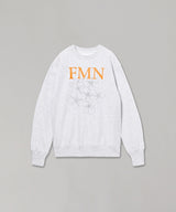 Flower Fmn Logo Crew Neck Sweat-Forget-me-nots-Forget-me-nots Online Store