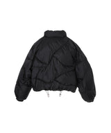 Cropped Down Jacket-Forget-me-nots-Forget-me-nots Online Store