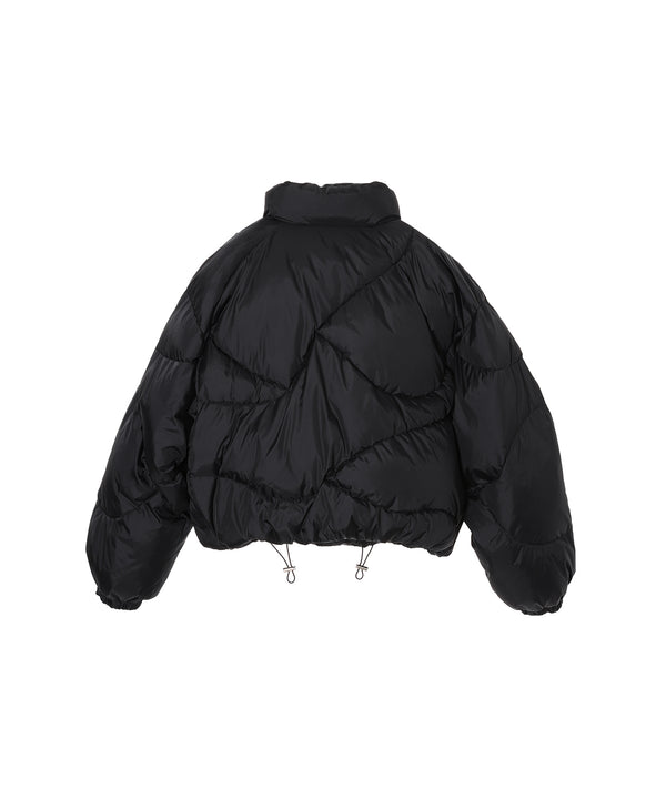 Cropped Down Jacket-Forget-me-nots-Forget-me-nots Online Store