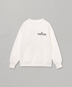 Flower Skull Logo Sweat-Forget-me-nots-Forget-me-nots Online Store