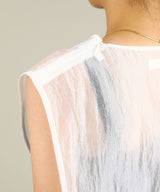 Sheer Sleeveless-Forget-me-nots-Forget-me-nots Online Store