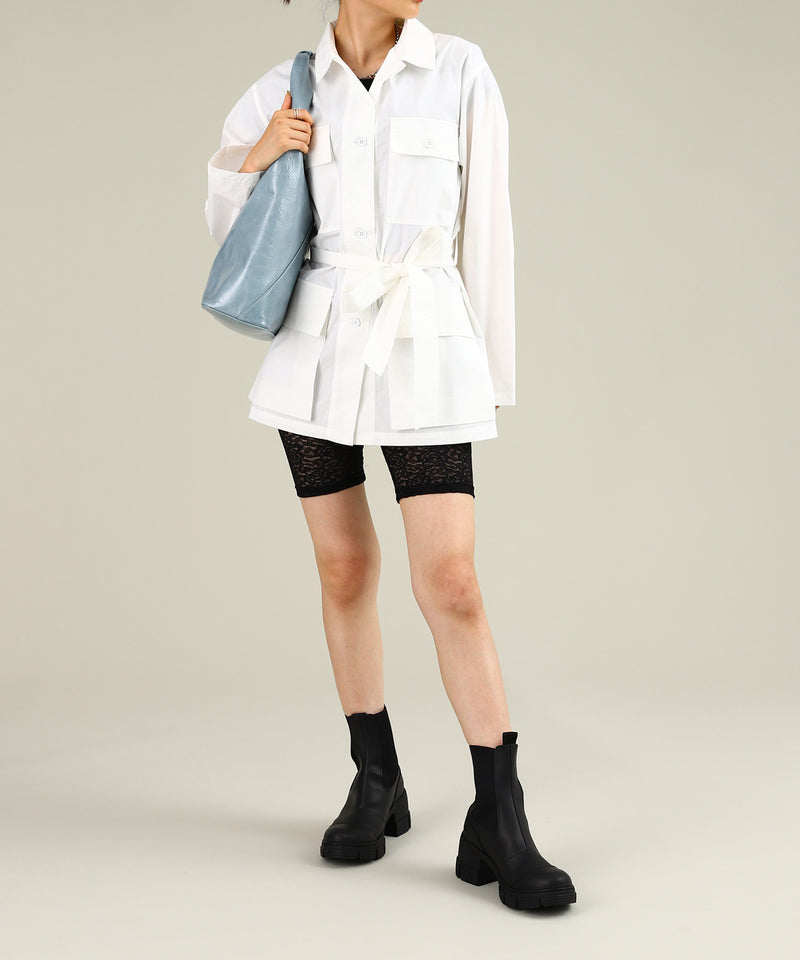 Recycled Rubber Heeled City Boot-GANNI-Forget-me-nots Online Store