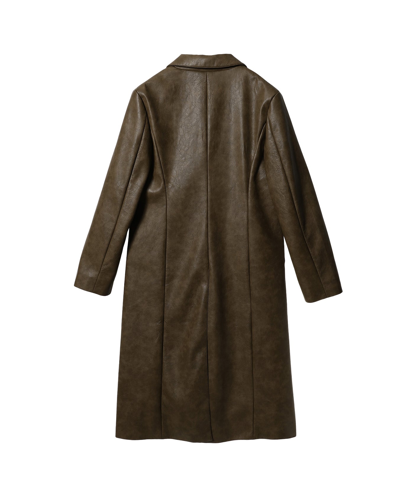 フォーゲットミーノッツ(Forget-me-nots)｜Leather Long Chester Coat