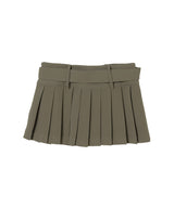 Pleats Mini Skirt-Forget-me-nots-Forget-me-nots Online Store