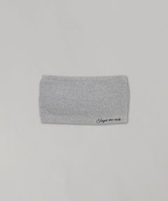 Rib Bandeau Bra-Forget-me-nots-Forget-me-nots Online Store