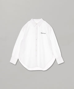 Side Slit Over Size Shirts-Forget-me-nots-Forget-me-nots Online Store