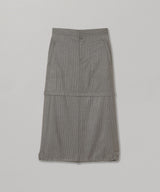 Detachable Pin Stripe Skirt-Forget-me-nots-Forget-me-nots Online Store