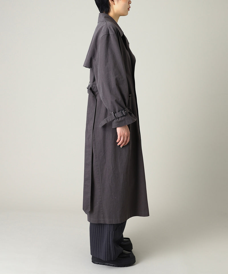 Maxi Trench Coat-Forget-me-nots-Forget-me-nots Online Store