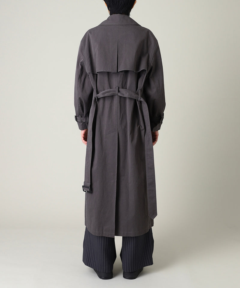 Maxi Trench Coat-Forget-me-nots-Forget-me-nots Online Store