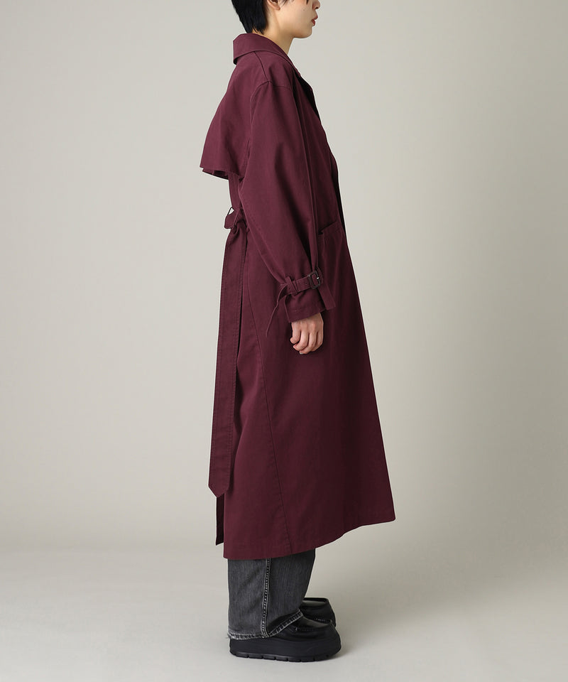 Maxi Trench Coat-Forget-me-nots-Forget-me-nots Online Store