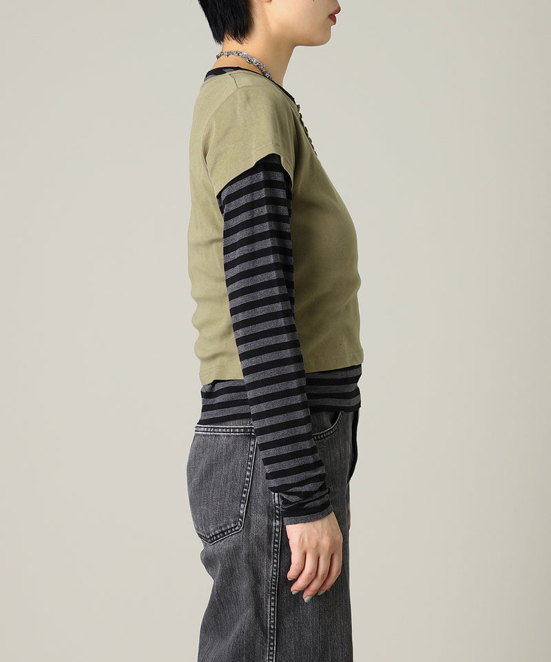 Layered Tee-Forget-me-nots-Forget-me-nots Online Store