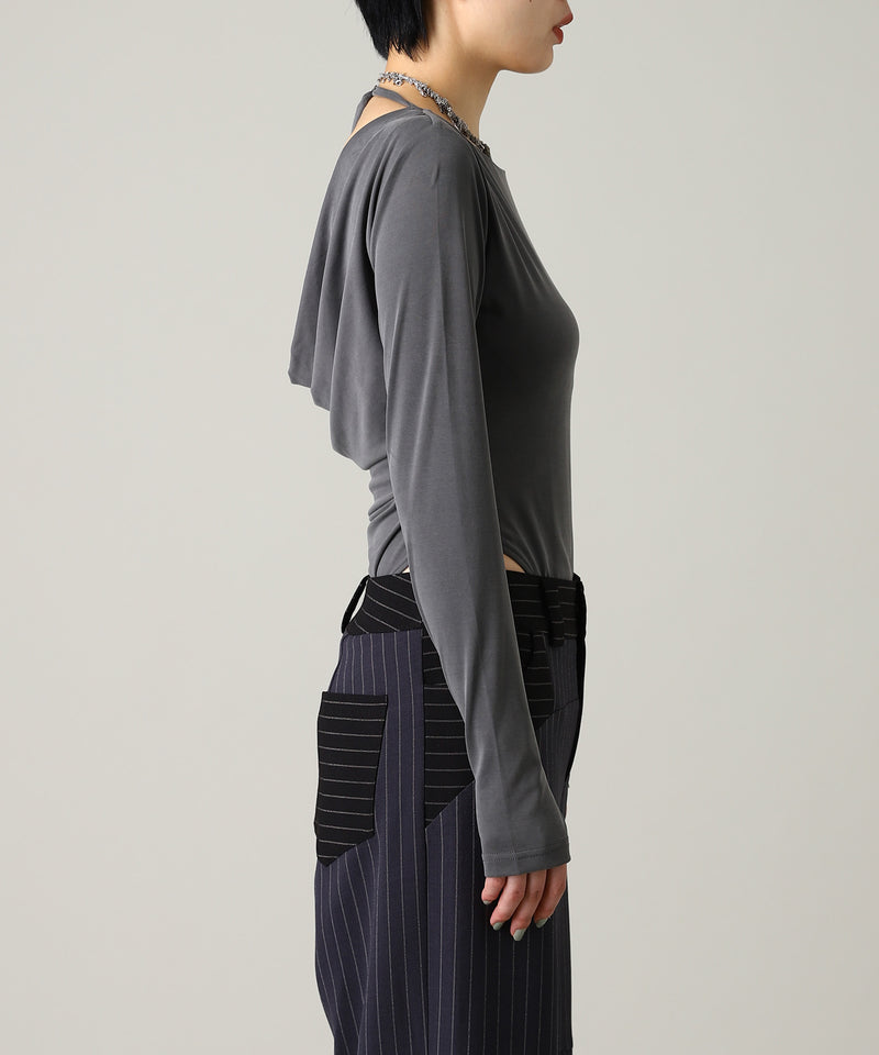 Back Open Body Suite-Forget-me-nots-Forget-me-nots Online Store
