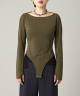 Back Open Body Suite-Forget-me-nots-Forget-me-nots Online Store