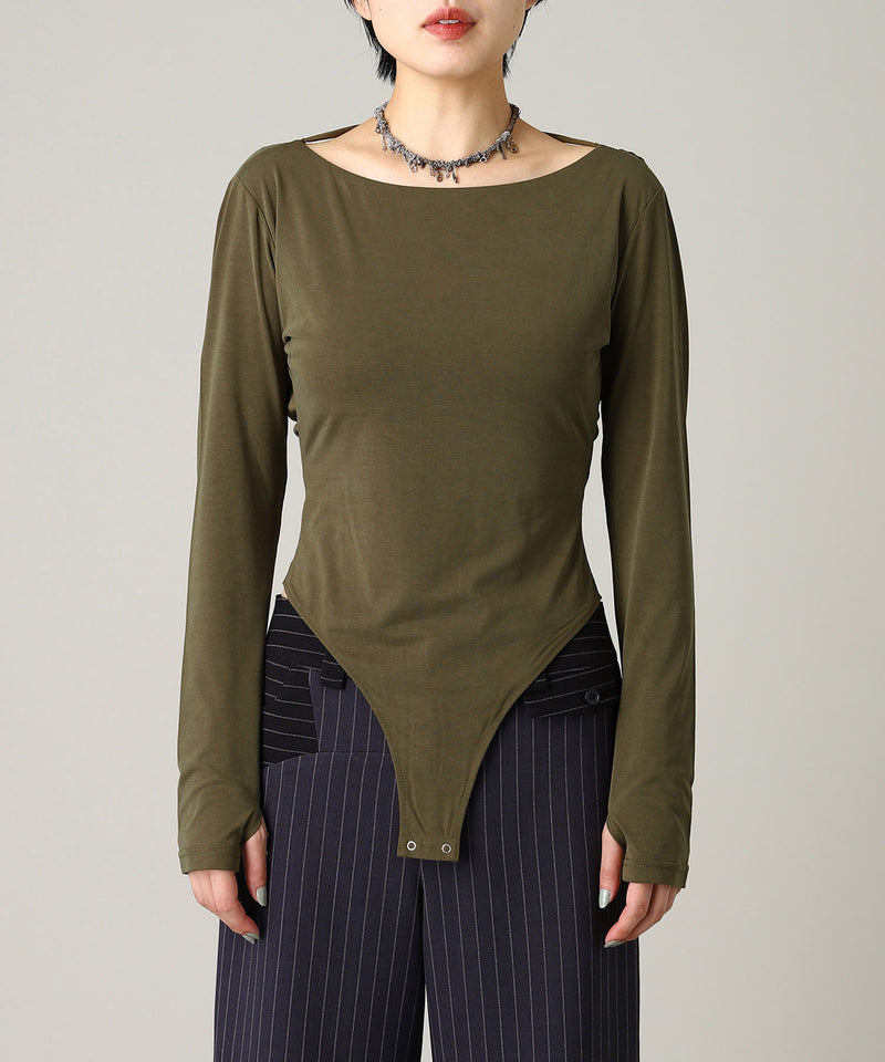 Back Open Body Suite-Forget-me-nots-Forget-me-nots Online Store