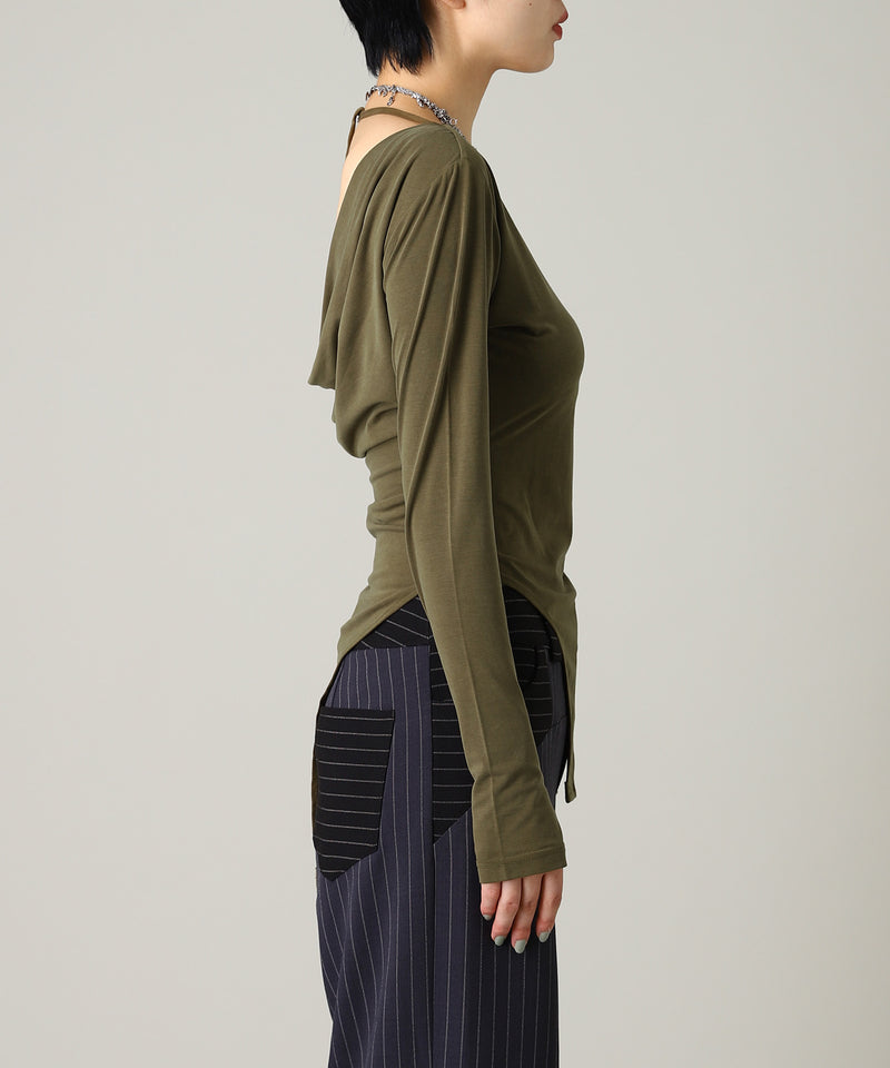 Back Open Body Suite-Forget-me-nots-Forget-me-nots Online Store