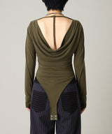 Back Open Body Suite-Forget-me-nots-Forget-me-nots Online Store