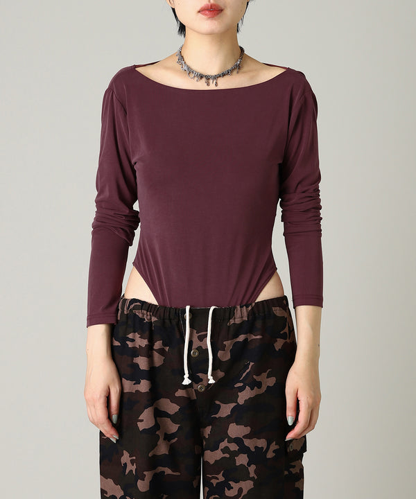 Back Open Body Suite-Forget-me-nots-Forget-me-nots Online Store