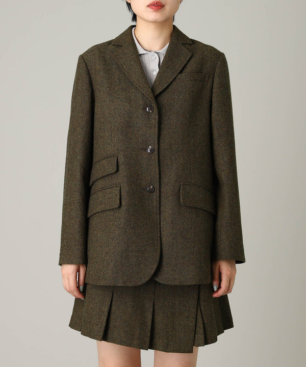 Wool Blazer Jacket-Forget-me-nots-Forget-me-nots Online Store