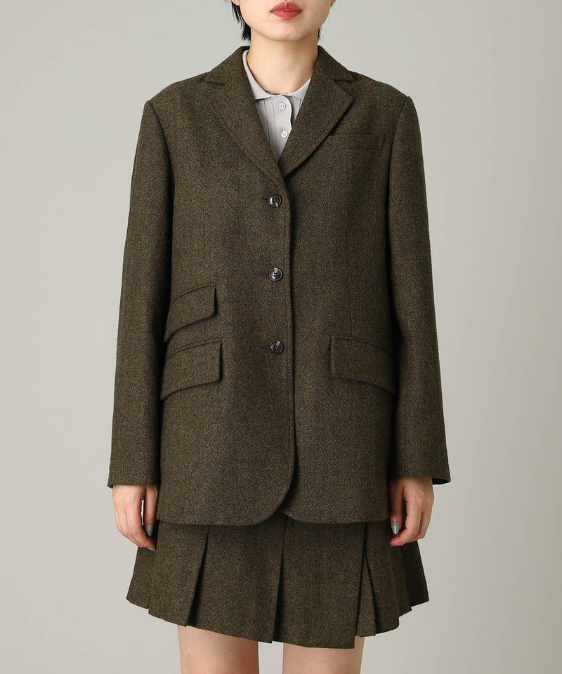 Wool Blazer Jacket-Forget-me-nots-Forget-me-nots Online Store