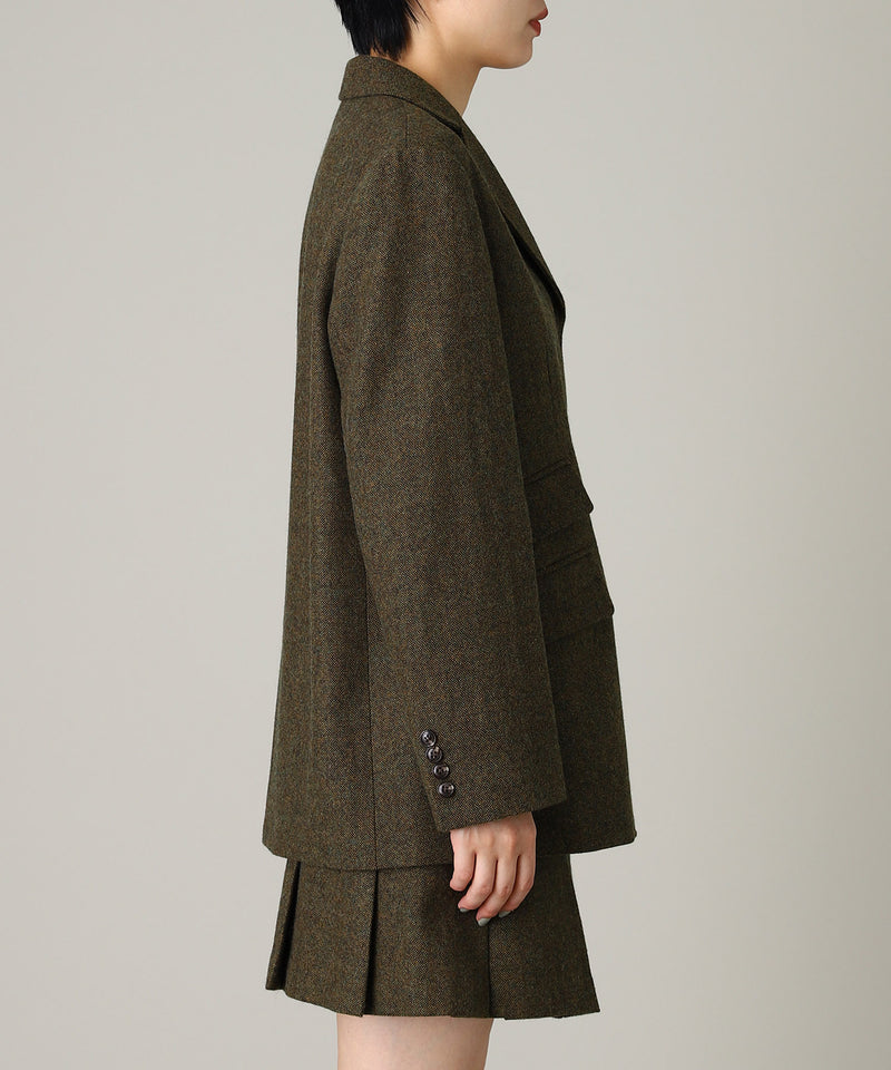 Wool Blazer Jacket-Forget-me-nots-Forget-me-nots Online Store